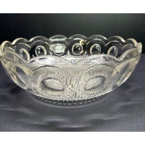 Vtg Bartlett Collins St Genevieve Manhattan Style Serving Bowl Bullseye 8.5" DIA